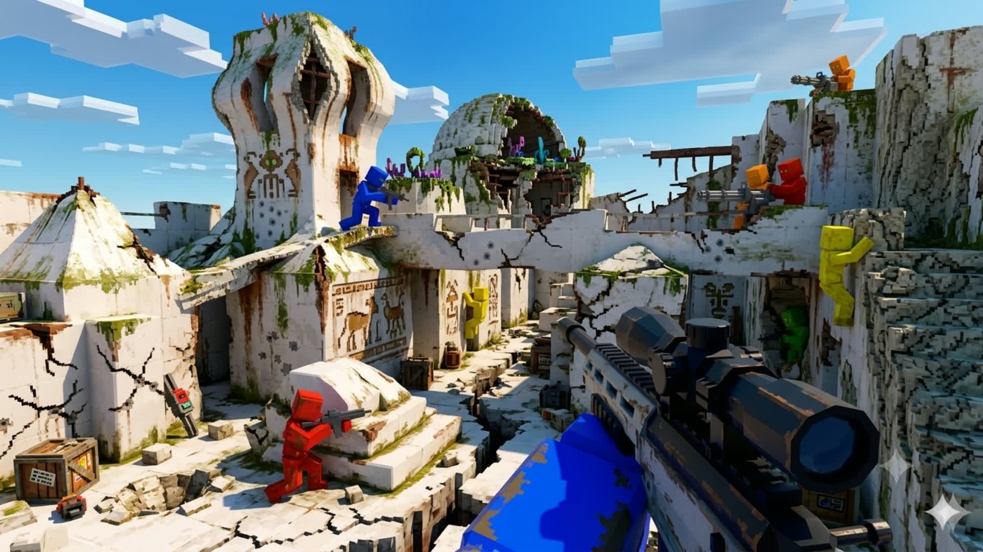 RED VS BLUUE RVB RED V BLUE UNC — Fortnite Creative map