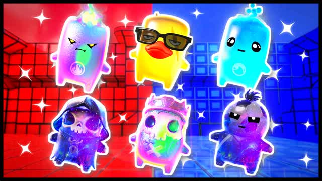 RED VS BLUE FOLLOW EVERY SHIFT 🔴🔵 — Fortnite Creative map