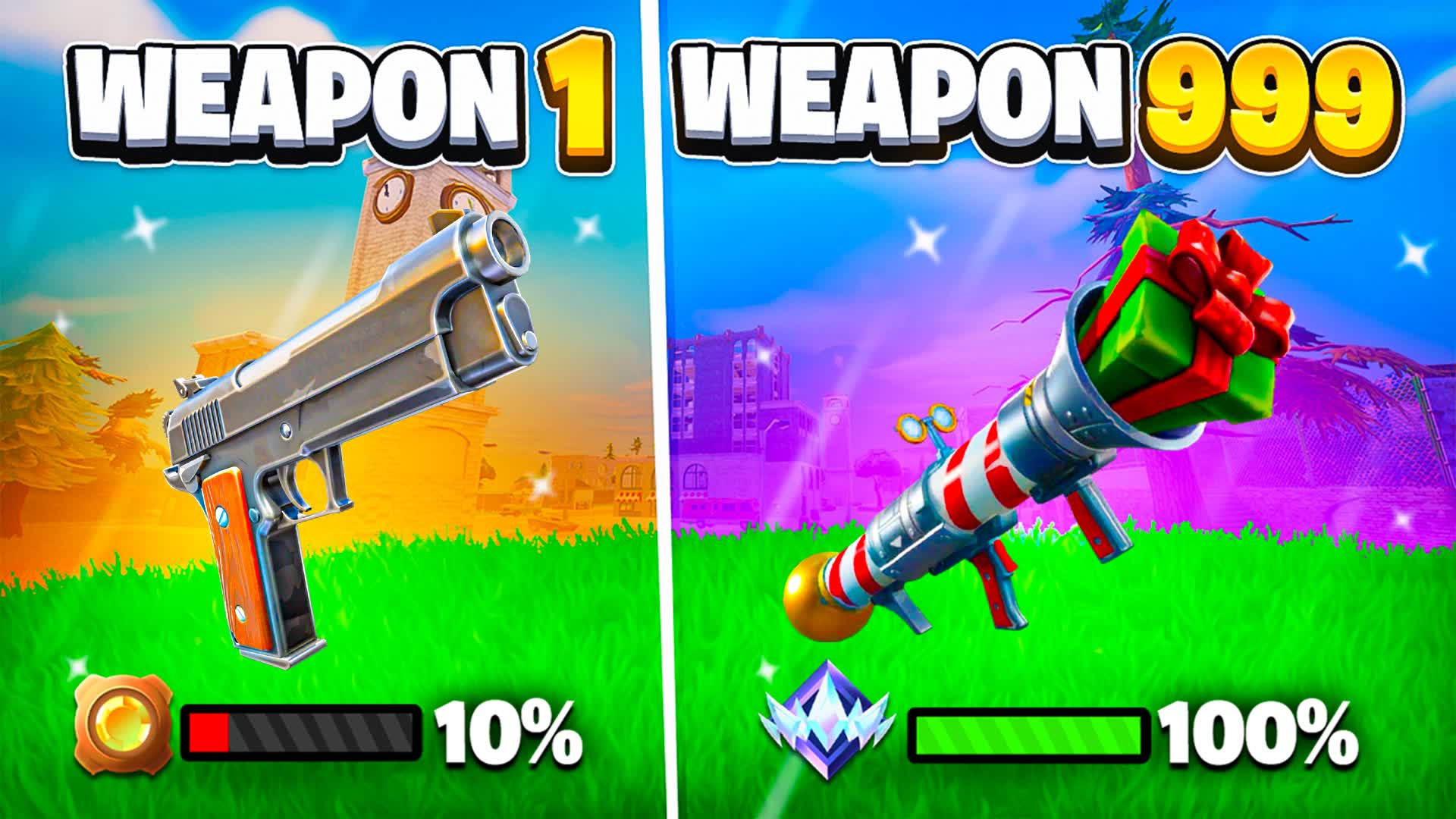 OG TILTED GUN GAME 🎯 — Fortnite Creative map