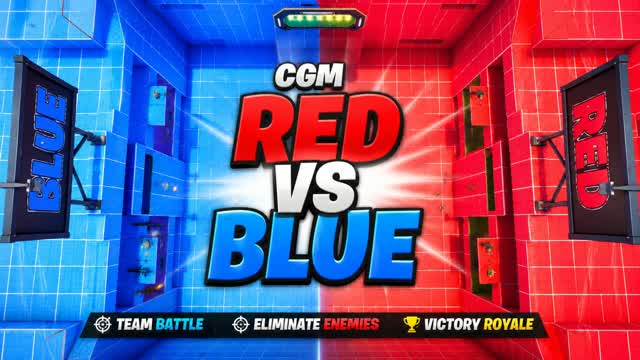 CGM RED vs BLUE — Fortnite Creative map
