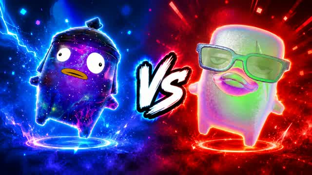 CAOS RED VS BLUE🔴🔵 UNC 32 5 — Fortnite Creative map