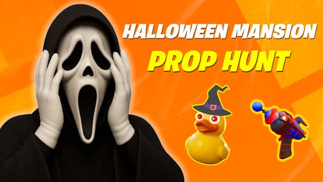 HALLOWEEN MANSION PROP HUNT 🎃 — Fortnite Creative map