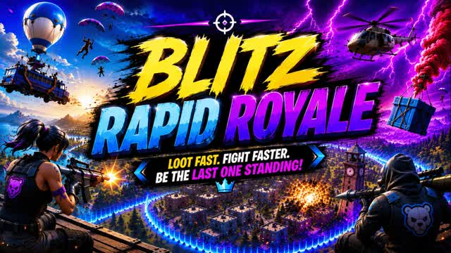 Blitz Rapid Royale — Fortnite Creative map cover art