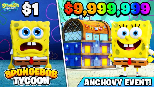 SpongeBob Tycoon — Fortnite Creative map cover art