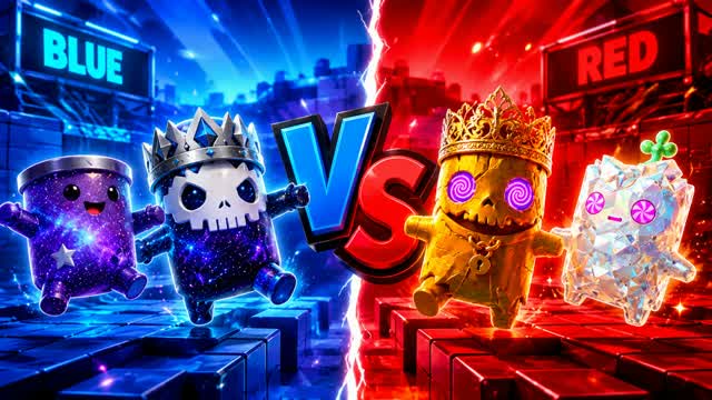 RED VS BLUE ULTIMATE WAR 🔴🔵 — Fortnite Creative map