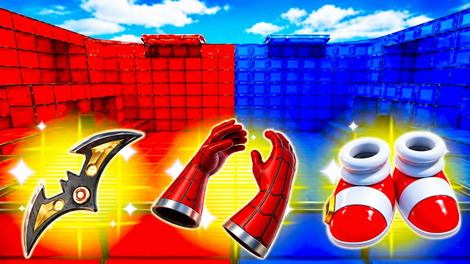 RED VS BLUE COMET RUSH 🔴🔵 — Fortnite Creative map