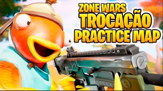 🎯 Zone Wars Trocação Practice Map 🎯 — Fortnite Creative map cover art