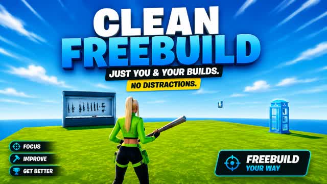 CLEAN FREEBUILD — Fortnite Creative map
