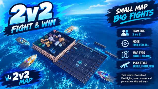 2V2: Island Fight — Fortnite Creative map