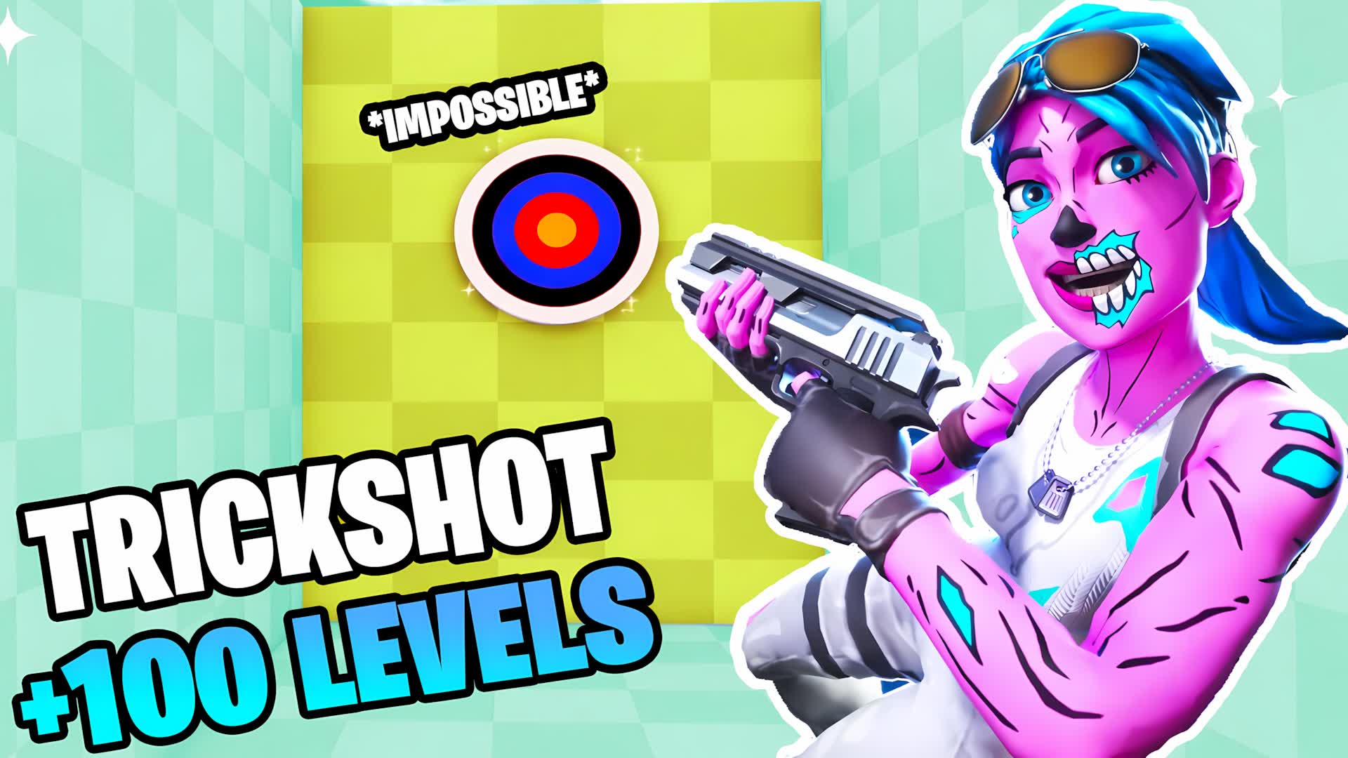 ⭐️TRICKSHOT PARKOUR 100+🎯 INSANE SHOTS — Fortnite Creative map