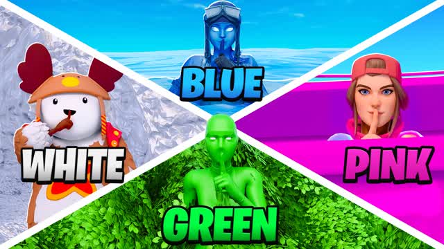 COLOR HIDE AND SEEK — Fortnite Creative map cover art