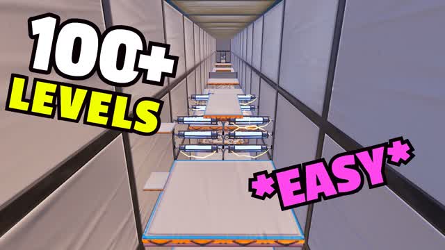 ⭐100 LEVELS DEFAULT DEATHRUN⭐ — Fortnite Creative map cover art