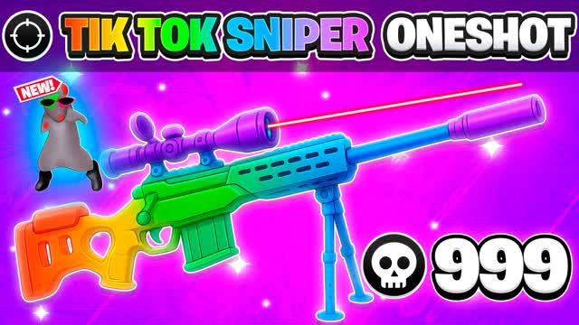 TIKTOK OG WILD SNIPER BLITZ ONE SHOT UNC — Fortnite Creative map cover art