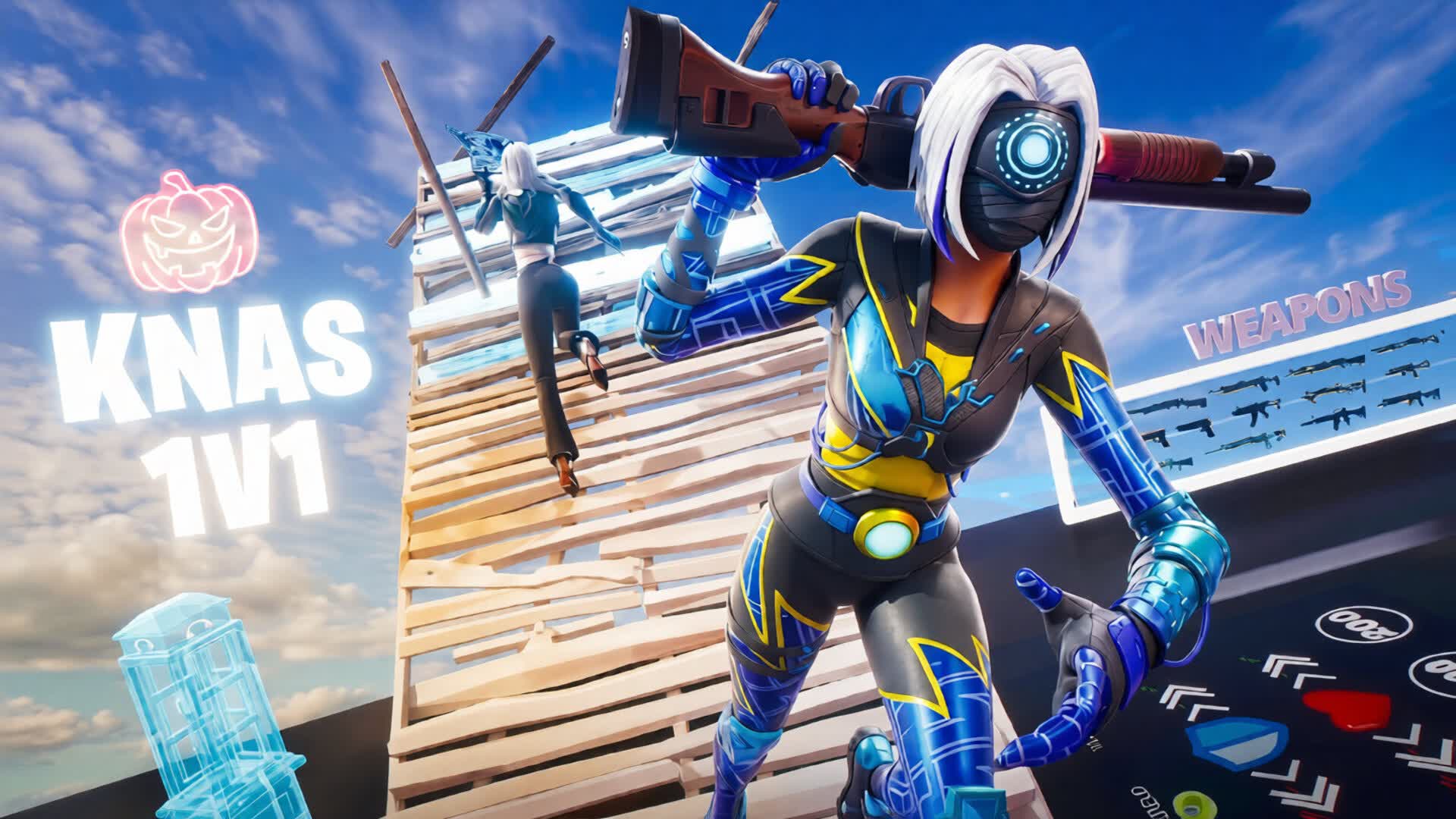 KNAS 1v1 Map (200 Pumps) — Fortnite Creative map