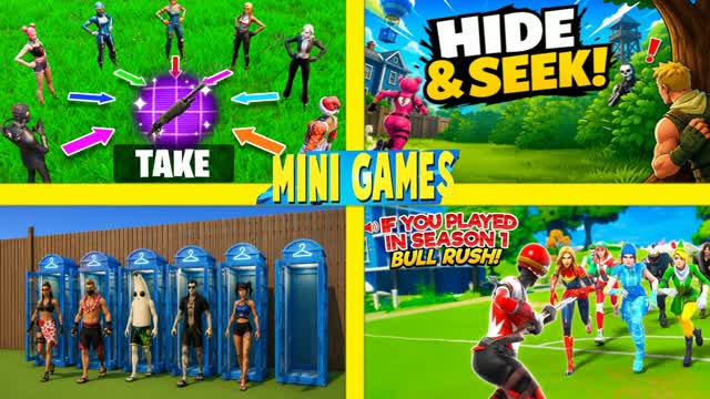 🕹️🧩Streamer Mimi Games🎮🏆 — Fortnite Creative map