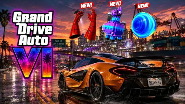 OMEGA GRAND DRIVING CAR 💯 — Fortnite Creative map