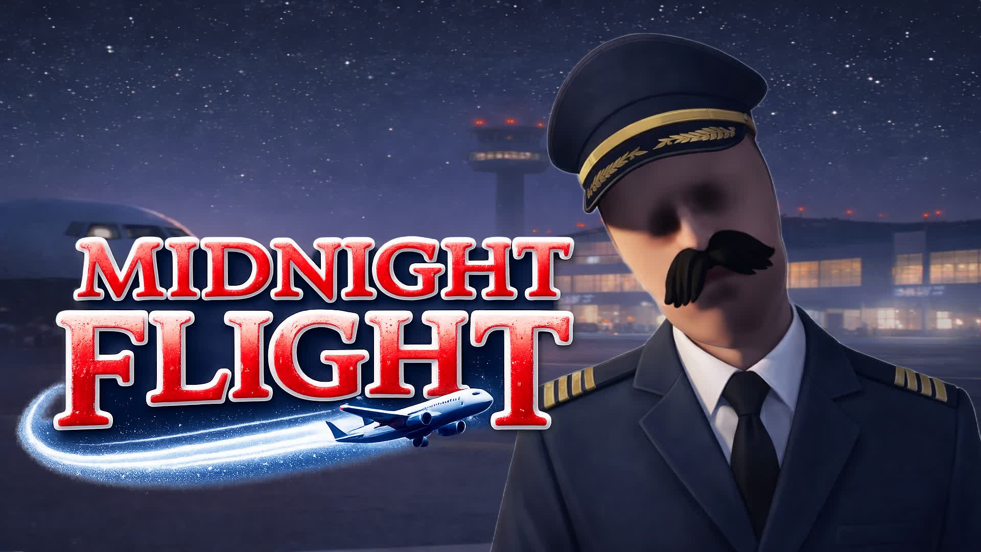 MIDNIGHT FLIGHT✈ [HORROR] SURVIVAL RPG! — Fortnite Creative map