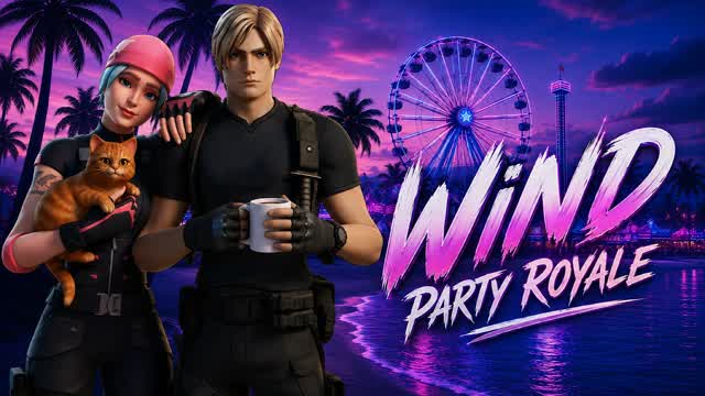 Wind Party Royale — Fortnite Creative map cover art