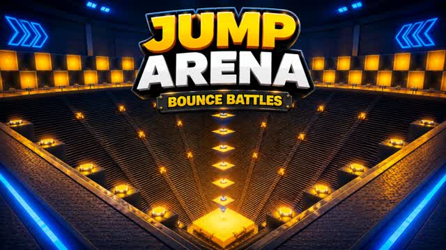 Jump Arena-Bounce Battles — Fortnite Creative map cover art