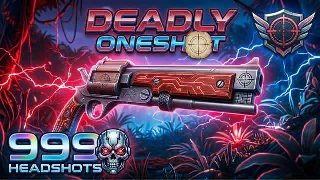 DEADLY ONESHOT WAR🎯💥 — Fortnite Creative map cover art