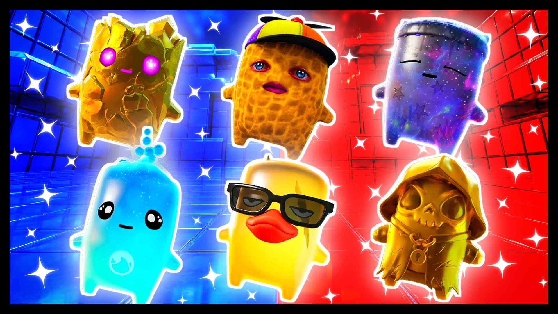 RED VS BLUE KEEP THEM MOVING 🔴🔵 — Fortnite Creative map