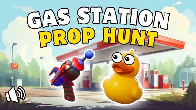 GAS STATION PROP HUNT⛽ — Fortnite Creative map cover art