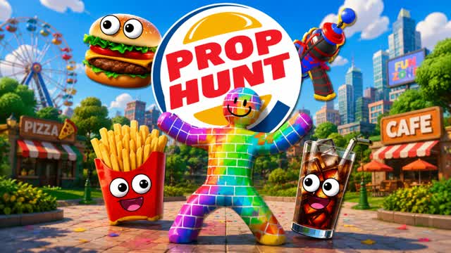 CHAMELEON PROP HUNT NEW — Fortnite Creative map cover art