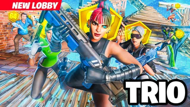 TRIO CUP ZONE WARS [ENDGAME] — Fortnite Creative map cover art