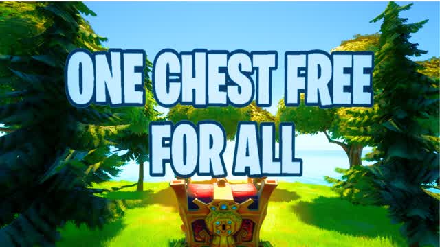 One Chest FREE FOR ALL — Fortnite Creative map cover art