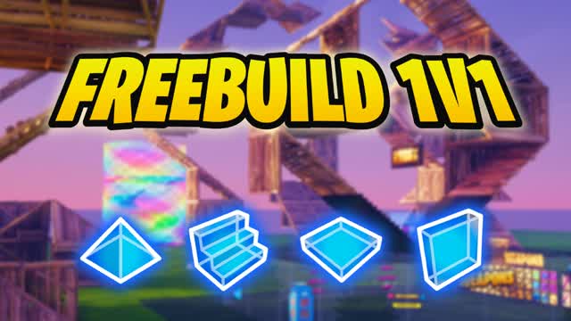 FREE BUILD 1V1 (PRO) — Fortnite Creative map