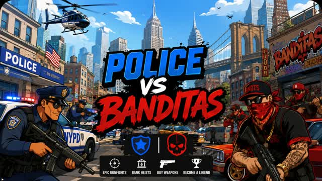 POLICE VS BANDITS — Fortnite Creative map