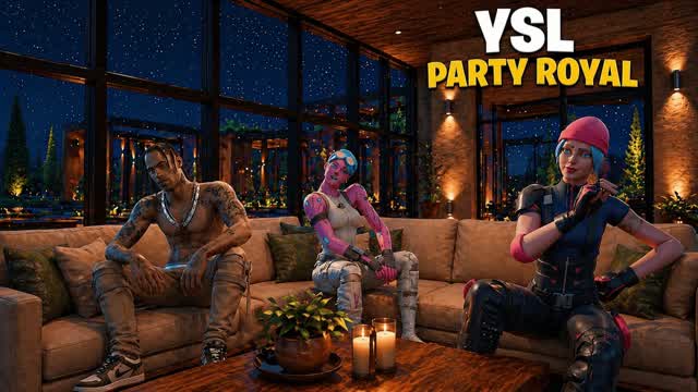 YSL PARTY ROYAL — Fortnite Creative map cover art