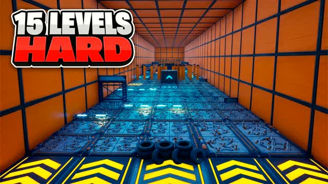 HARD PARKOUR 15 LEVELS — Fortnite Creative map