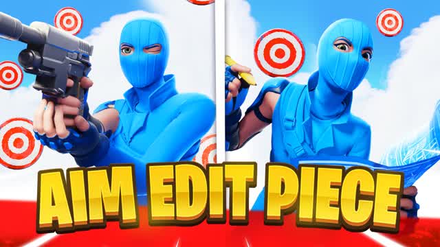 🎯EDIT, AIM & PIECE CONTROL — Fortnite Creative map cover art