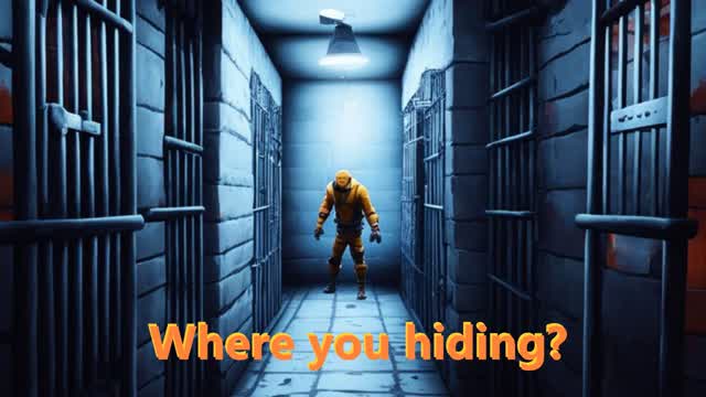 Prison hide-and-seek — Fortnite Creative map cover art