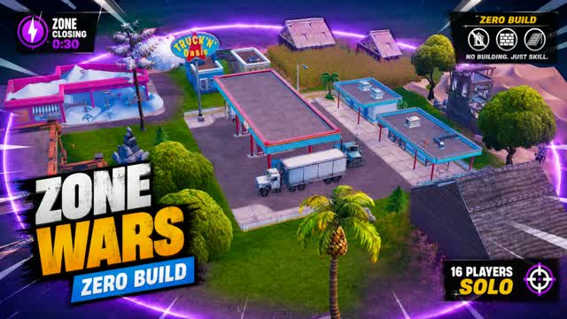 Zone Wars Zero Build - Deep02 — Fortnite Creative map cover art