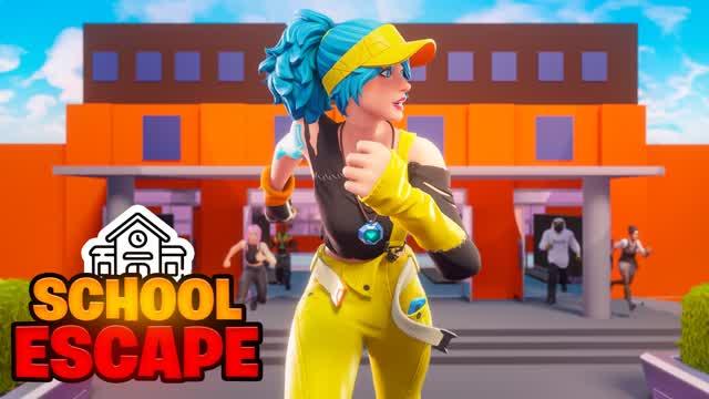 School Escape — Fortnite Creative map cover art