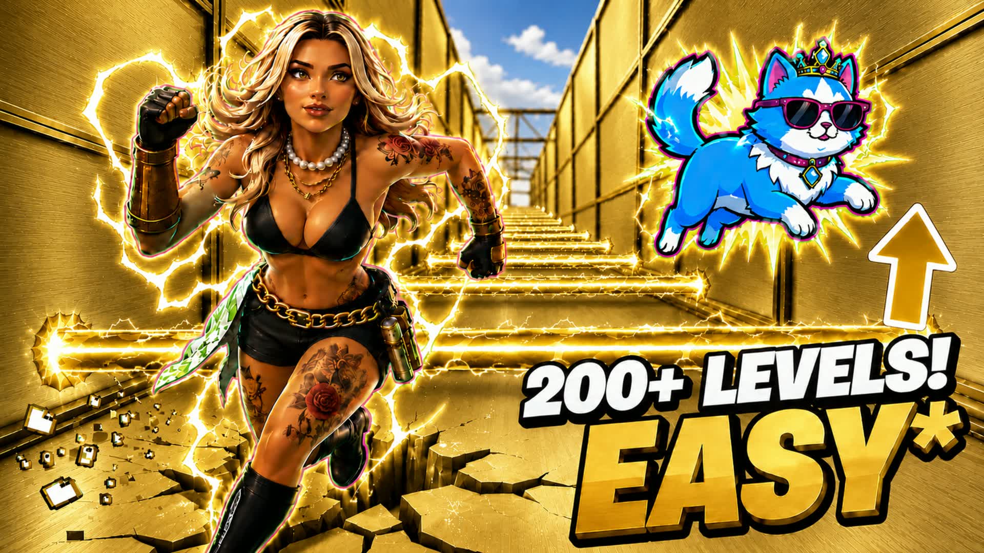 ✨ 200+ DEATHRUN LEVELS ✨[PARKOUR] — Fortnite Creative map