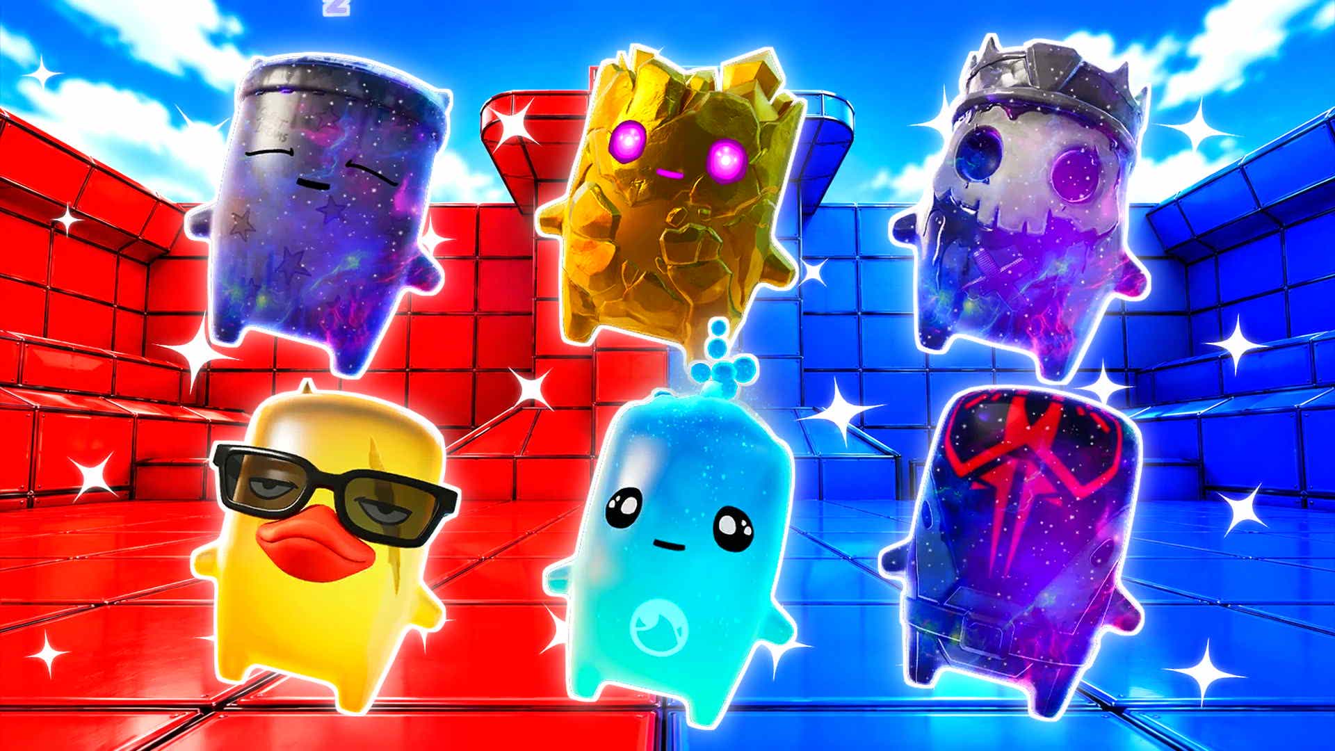 RED VS BLUE CENTER MASS π΄π΅ β Fortnite Creative map