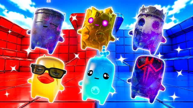 RED VS BLUE CENTER MASS 🔴🔵 — Fortnite Creative map