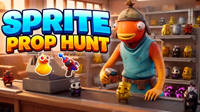 SPRITE SHOP PROP HUNT — Fortnite Creative map cover art