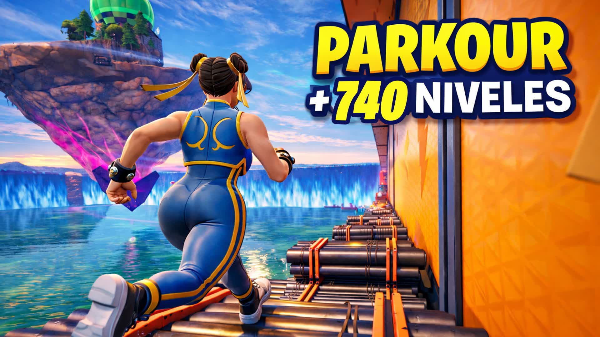 PARKOUR EXTREMO — Fortnite Creative map