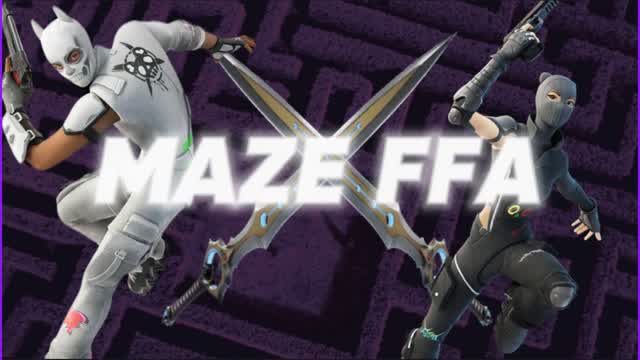MAZE💀 FFA — Fortnite Creative map cover art