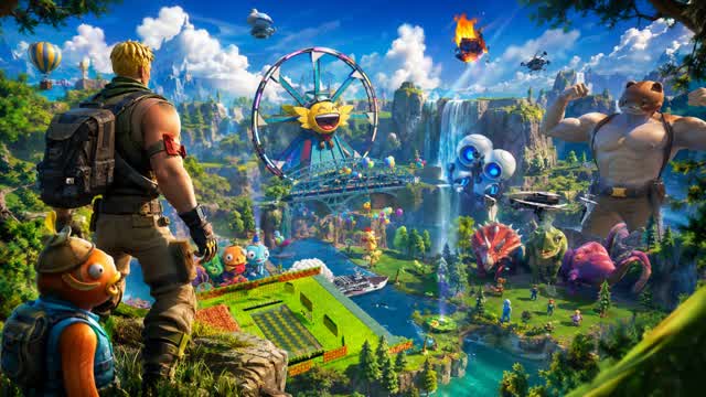 ADVENTURE - FUN - RAMP - CARS - WEAPONS — Fortnite Creative map