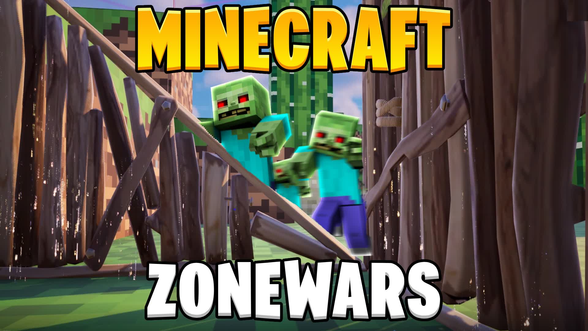 MINECRAFT ZONE WARS ⛏️ — Fortnite Creative map