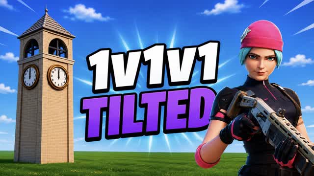 TILTED 1V1V1 — Fortnite Creative map