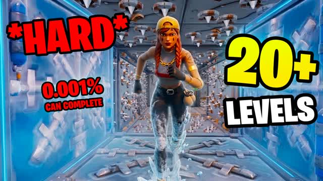 HARD PARKOUR 20 LEVELS — Fortnite Creative map