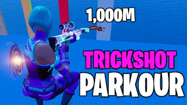 TRICKSHOT PARKOUR — Fortnite Creative map cover art