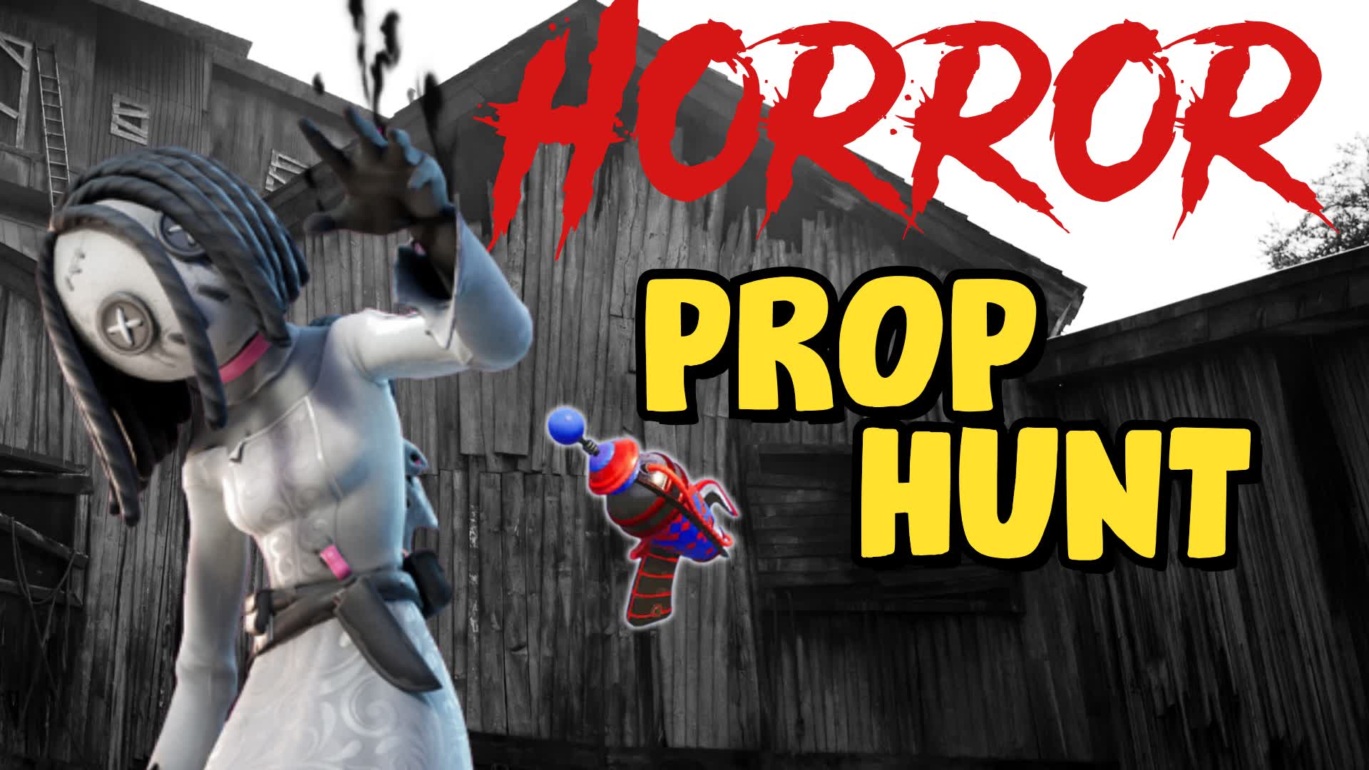 Prop Hunt: School [HORROR] — Fortnite Creative map