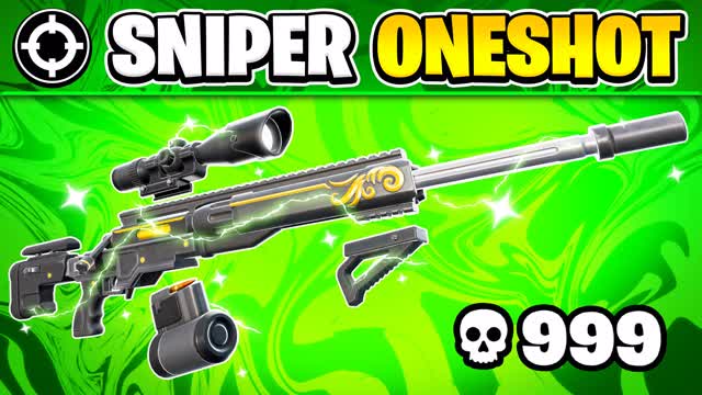 EPIC SNIPER ONE SHOT 🎯 — Fortnite Creative map cover art